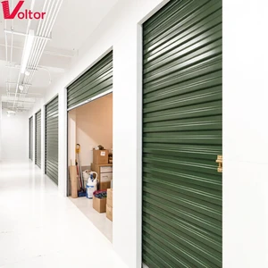Modern Minimalist Roll Up Door With Stable Lifting Operation And Privacy Safety Lock Configuration For Mini Storage