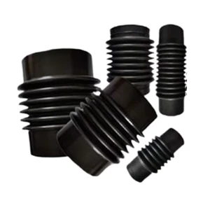Rubber Silicone Dust Jacket Telescopic Protective Sleeve Bellows