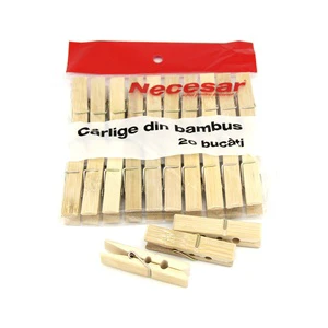 9cm High Quality Low Price Kitchen Household Wooden Clothespins Bamboo Pegs
