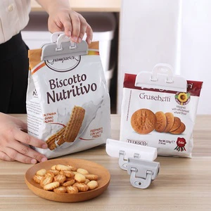 Custom Logo Colorful Plastic Bag Clips for Food Storage Wholesale