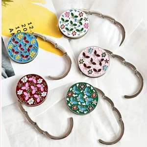 Portable Handbag Hook Folding Hanger Multiple Bag Desk Hanger Foldable Purse Bag Home Hook Holder