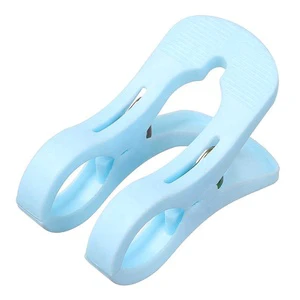 10pcs Strong Cotton Quilt Clip Plastic Air Drying Large Double Clip Windproof Multi-functional Clothes Clips