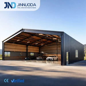 Fast Assembly Prefabricated Metal Frame Car Parking Garage Shed Steel Structure Buildings