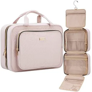 Hanging Travel Bag, Foldable Hygiene Bag Waterproof Wash Bag with Hanging Hook for Bathroom Shower Makeup Travel Organizer OEM