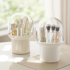 Dustproof Cosmetics Make up Brush Organizer Storage Lipstick Storage Rack Multi Functional Compartment Storage Box
