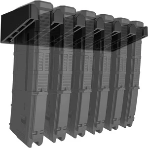 ABS 6-Slot Wall-Mounted Security Bracket Standard Storage Rack Display Stand With Wall Mount