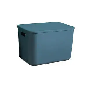 Wholesale Spot Stackable Rectangular Dust-proof Clothing with Lid Plastic Storage Plastic Boxes Five Piece Set for Clothes Socks