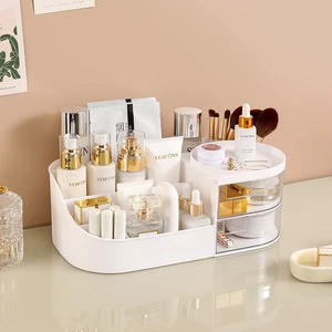 Modern PP Drawer-type Cosmetic Storage Box Sustainable Multifunction Design for Desktop Dressing Table Lipstick Organization