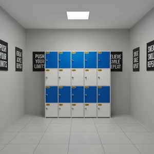 Factory Price Customizable Waterproof Moisture Resistant Plastic Locker For Supermarket Department Store Employee Locker Zones