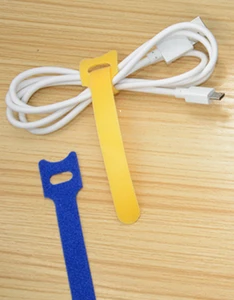 Wire and Data Cable Storage, Fixing, Self-adhesive Cable Management Tape, Nylon Back-to-back Velcro Cable Ties,