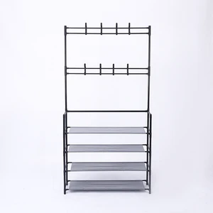 Good Quality Shoe and Clothes Rack Space Saving Hanging Coat Rack With Hooks
