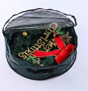 Efficient Garland Storage Containers Clear Window Design for Christmas