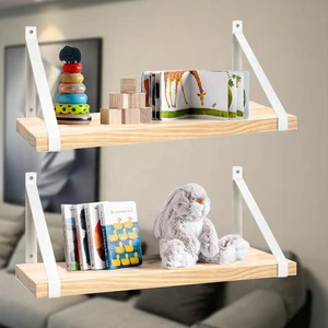 Wood Wall Shelf Hanging Shelf Display Wall Mount Display Rack Shelves Wood Wall Live Edge