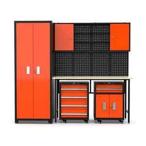 Modular Metal Frame Garage Storage Cabinet with Drawers and 3-Year Warranty