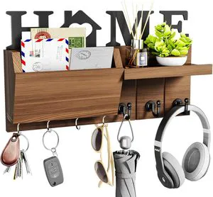 Custom Wall-mounted Wall Shelves, Wall Decor Racks, Wooden Wall-mounted Entryway Corridor Living Room Storage Racks