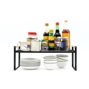 Kitchen Saving Space Wire Rack Cabinet Organization Storage Pot Rack Organizers