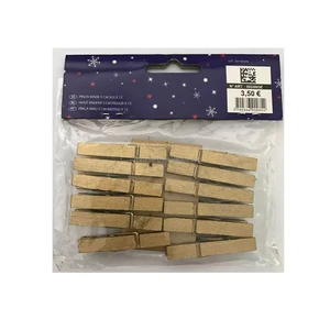 High Quality Promotion Gift Wooden Chothespins Colored Design Wood Cloth Clips