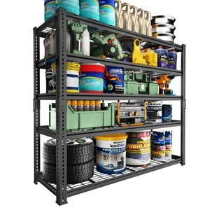 Garage Shelving, 3300 LBS Capacity Storage Shelves Heavy Duty, 5 Tier Adjustable Metal Organizer Wire Rack, 60