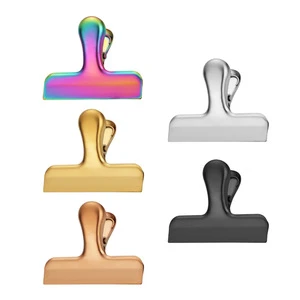 Kitchen Home Office Metal Bag Clip Food Clips Stainless Steel Chip Clip