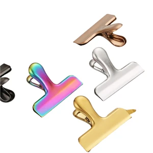 Stainless Steel Customized Discount Offers Food Bag Seal Clips Office Bag Clips Sealing Clips Food