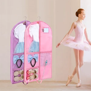 Factory Custom 210D Oxford Fabric Kids Dance Dress Dust Bag - Washable Children's Clothing Dust Cover & Suit Protector