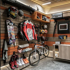 Colorful Variety 2700*85*26mm Garage Workshop Gym Storage System Heavy Duty Waterproof Moisture-Proof Eco-Friendly Wall Mounted