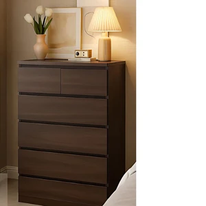 Modern Minimalist Solid Teak Drawer Cabinet