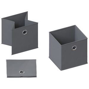 Foldable Polypropylene Non Woven Wardrobe Boxes Closet Jean Clothes Toys Organizer Without Lid Storage Box