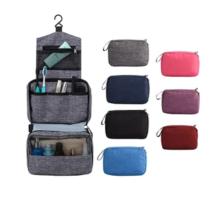 Custom Fashion Foldable Travelling Man and Woman Toiletry Bag Waterproof Durable Hanging Toilet Wash Bag