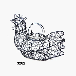 Iron Chicken Wire Egg Basket