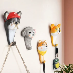 Decorative Hook Creative Entryway/Hallway Clothing Key Hanging Storage Coat Rack Wall-Mounted Cute Personalized American-Style