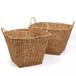 Wholesale Large Rattan Wicker Laundry Storage Baskets for Efficient Home Organization