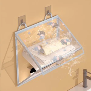 Manufacturer's Transparent Plastic Waterproof Hanging Storage Bag Bathroom Toilet Clothes-for Dormitory Storage Boxes Bins