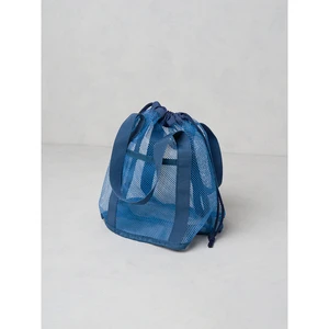 Navy Drawstring Toiletry Bag Bath Essentials Organizer