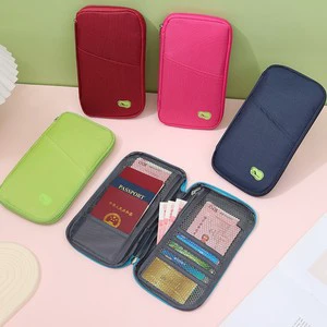 Bag Clips Multi-functional Card case Travel Passport Ticket Folder Organizer Bag Men's and Women's Document Storage Bag in Stock