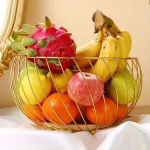Heavy Metal Durable Wire Basket With Customized Color and Sizes for Fruits and Vegetables at Wholesale Price