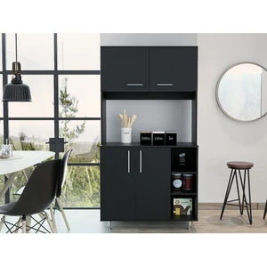 3-Shelf Pantry Cabinet Wenge