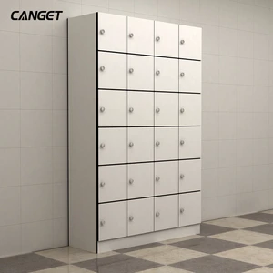 Customized Waterproof Durable Compact Hpl 6 Door Locker for Class