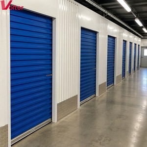 Commercial Self Storage Units Durable Steel Roll Up Door Prefab Storage Building For Locker Storage