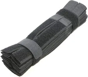 Nylon Heat Resistant Fastening Wire Straps Storage Ropes Cable Ties Clips Self-adhesive 50-piece Set Reusable Hook Loop Tape