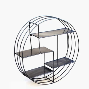 Round Wall mounted Wire Storage Shelf