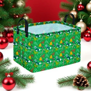 Factory Custom Christmas Storage Baskets Christmas Decorations for Storing Clothes, Organizing Rooms, and Storing Children's Toy