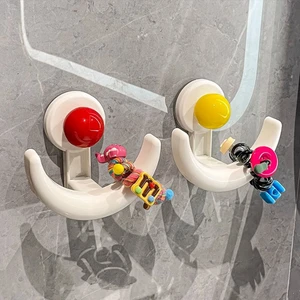 Multi-Functional Creative Wall-Mounted Strong Load-Bearing Hook Space-Saving Storage Rack Vacuum Suction Cup Hooks for Tools