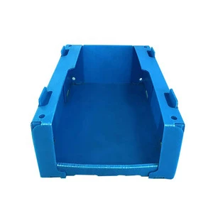 Custom Stackable PP Food Grade 12mm Clothing Pick Bins Cutting Service Warehouse Storage Picking Boxes Custom Color