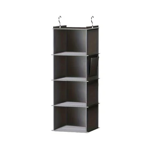 Multi-Layer Fabric Storage Bag Hanging Closet Organizer Washable Drawers Bedroom Shelves Hooks for Wardrobe Organization