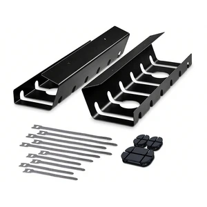 Customized Cable Holder in Slot Storage Cable Wire Metal Management Ladder Cable Desk Cord Clamp Trays Organizer
