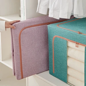 Rts Stock Clothing Storage Box Multi-Size Large Capacity Fabric Storage Box