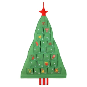 Wholesale High Quality Christmas Tree Hanging Storage Bag for Home Decoration with 24 Pockets
