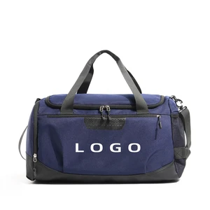 Custom Sports Duffel Bag With Shoe Pocket Large Capacity Fitness Gym Travel Bag Corporate Gift Promotional Bag