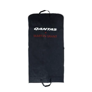 Custom Eco Nonwoven Factory Price Cotton Canvas High Quality Travel Storage Dust Cover Foldable Dress Clothes Suit Protector